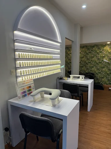 Professional manicure and pedicure treatment room at MY SPA LOMBOK in Kuta Mandalika